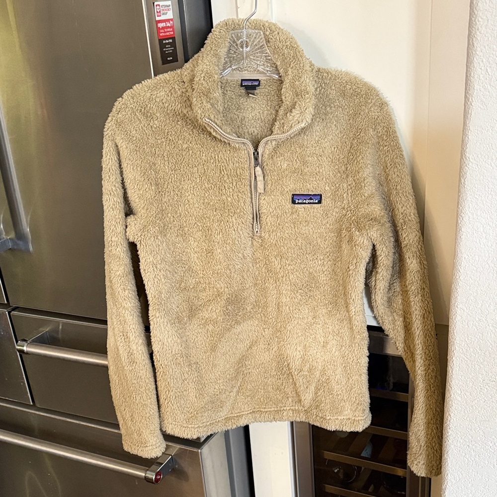 Patagonia Beige Fleece Pullover